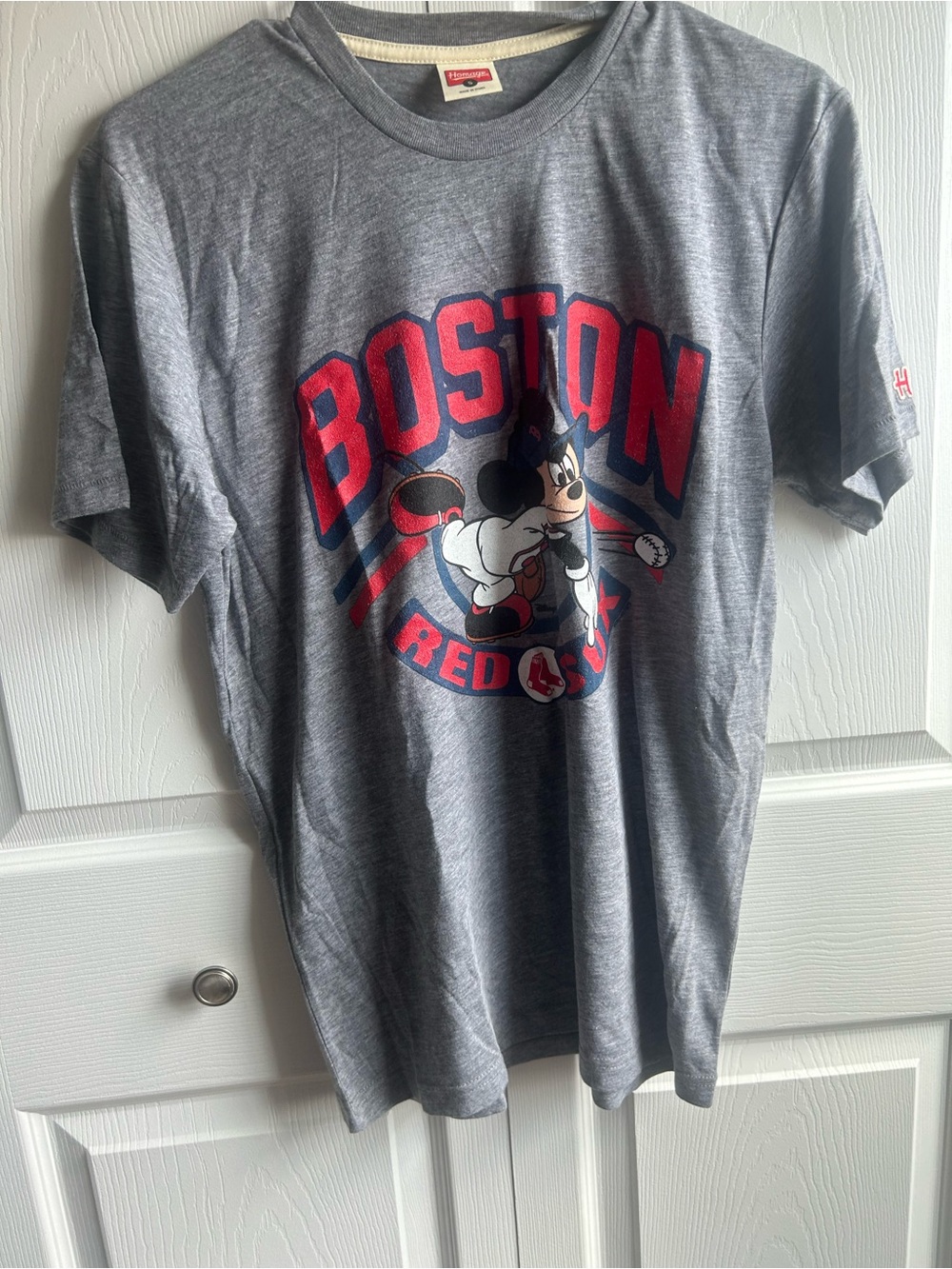 Homage Boston‎ Red Sox x Disney Mickey Mouse & Spider-Man Double-Sided T-Shirt